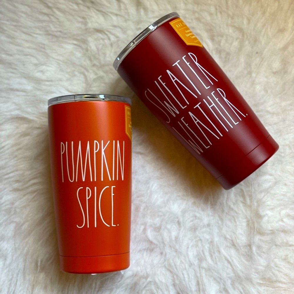 🍂🍁Rae Dunn“PUMPKIN SPICE” and “SWEATER WEATHER”
